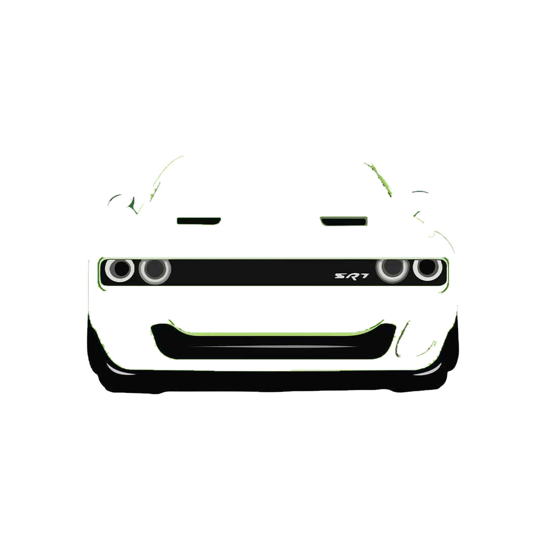 Green Vintage Muscle Sticker